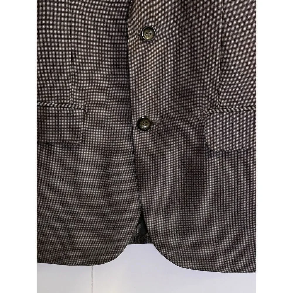 Vinci Sport Coat Blazer Jacket Mens Size 36S Brown Designed In‎ Italy